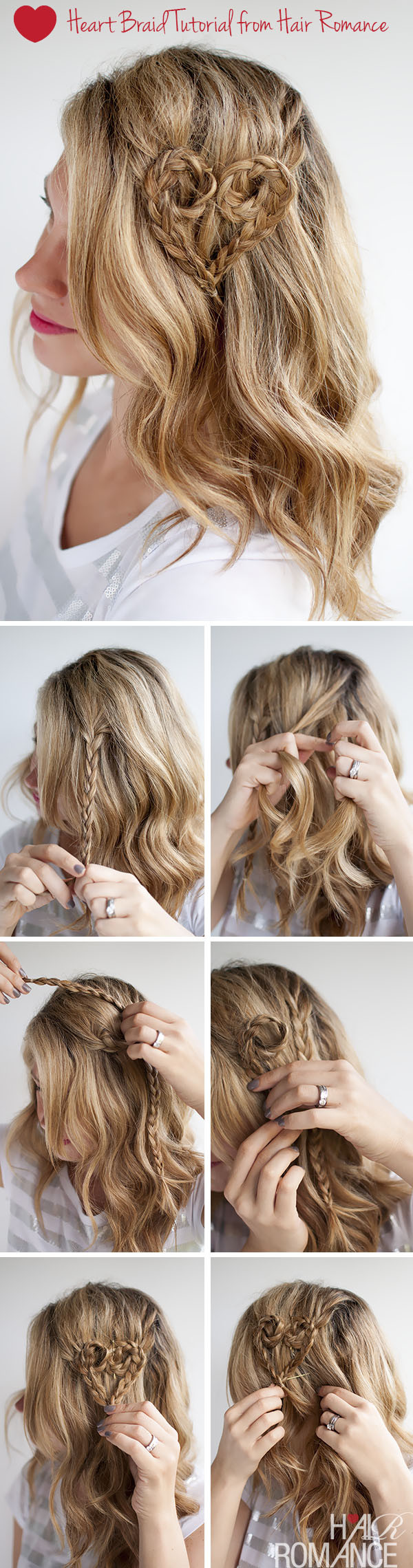 Easy Heart Hairstyles
 Easy To Make Valentine s Day Hairstyles You Will Fall In