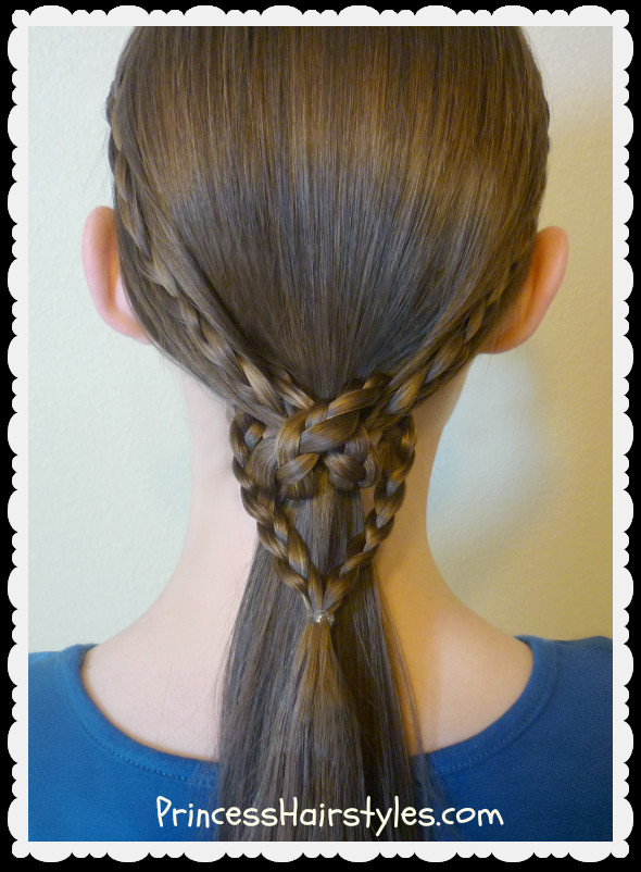 Easy Heart Hairstyles
 2 Easy Heart Knot Ponytails Valentine s Day Hairstyles