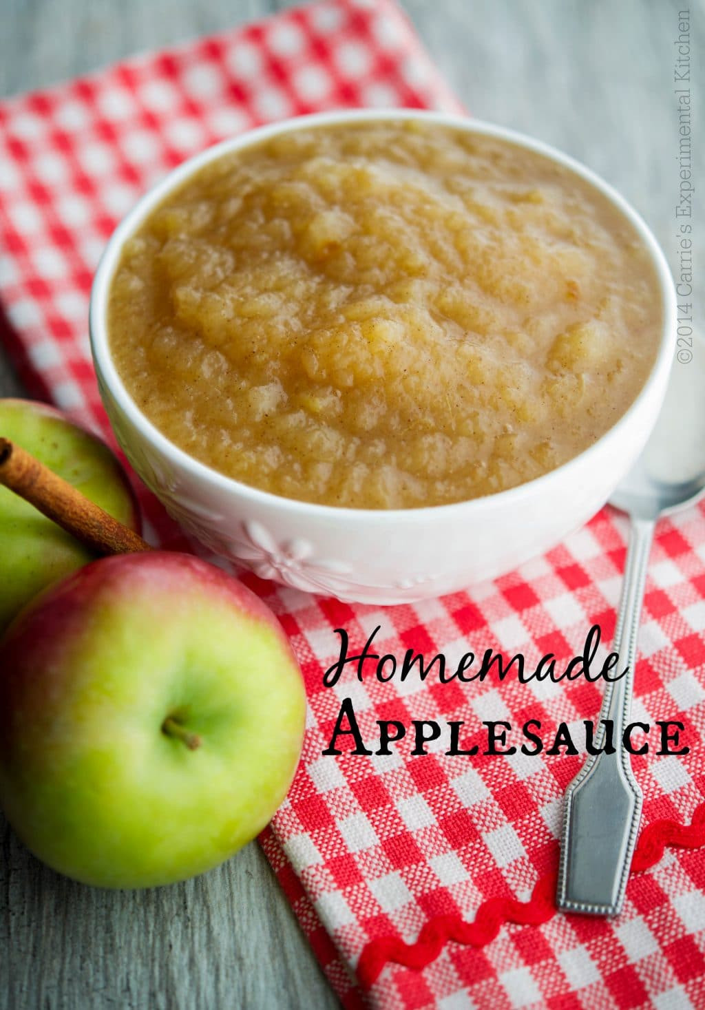 Easy Homemade Applesauce
 Homemade Applesauce Carrie’s Experimental Kitchen