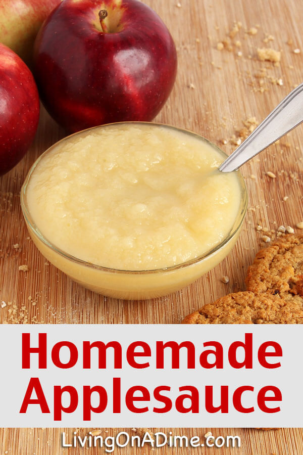 Easy Homemade Applesauce
 Easy Homemade Applesauce Recipe Living on a Dime To Grow
