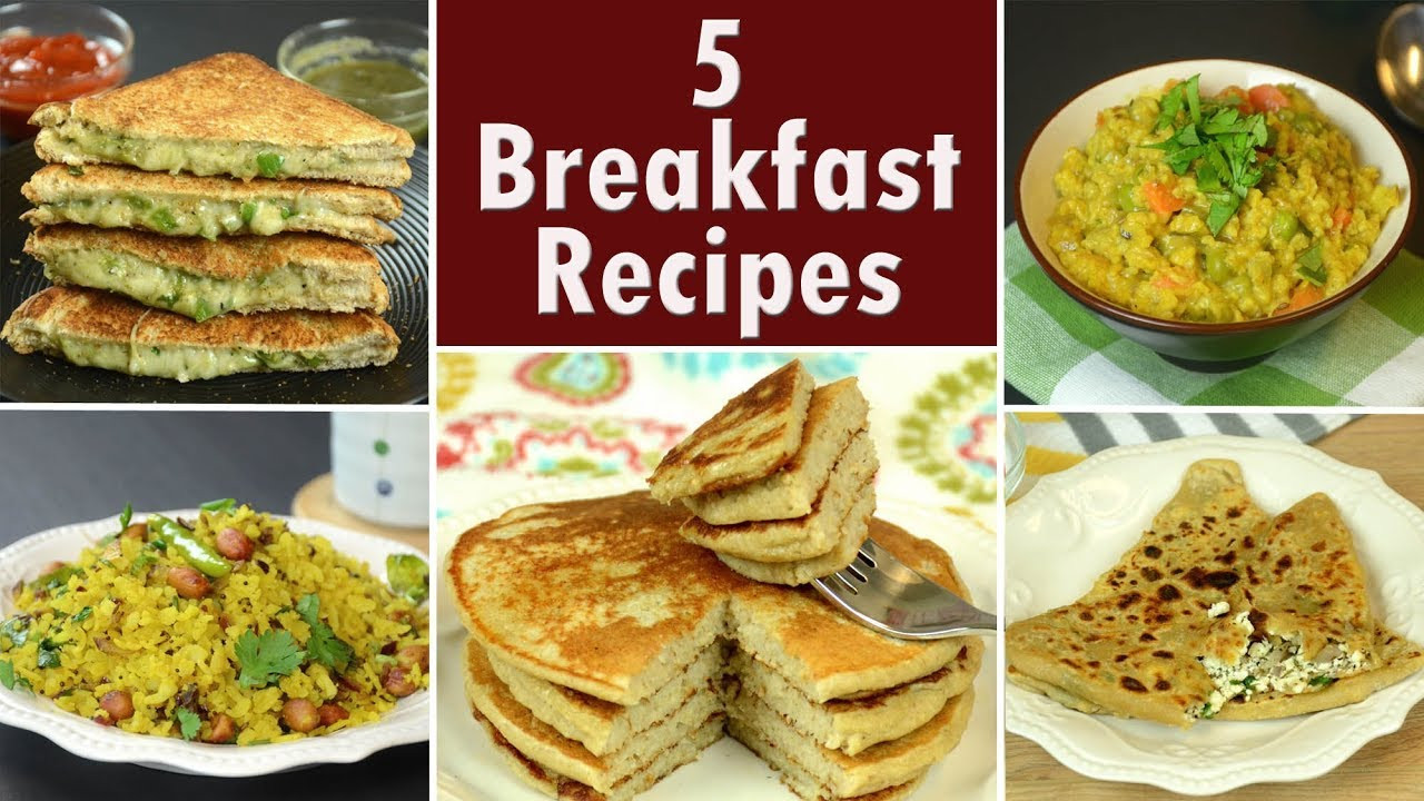 Easy Indian Breakfast Recipes
 5 Breakfast Recipes Part 2 Indian Breakfast