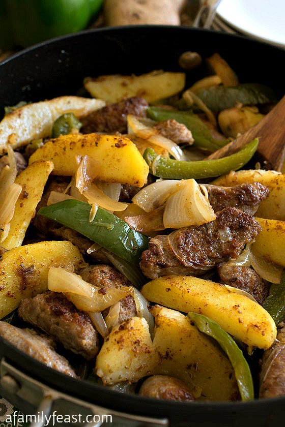 Easy Italian Sausage Recipes
 Easy Italian Sausage and Potato Skillet A Family Feast