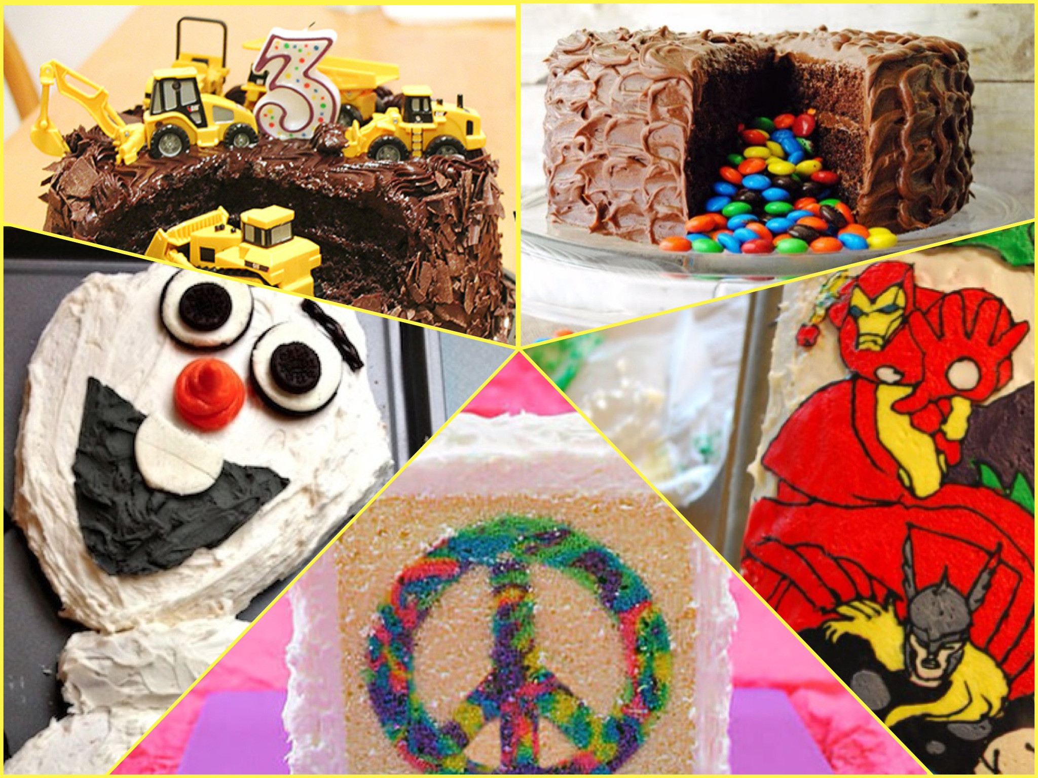 Easy Kids Birthday Cakes
 10 Easy Birthday Cake Ideas for Kids