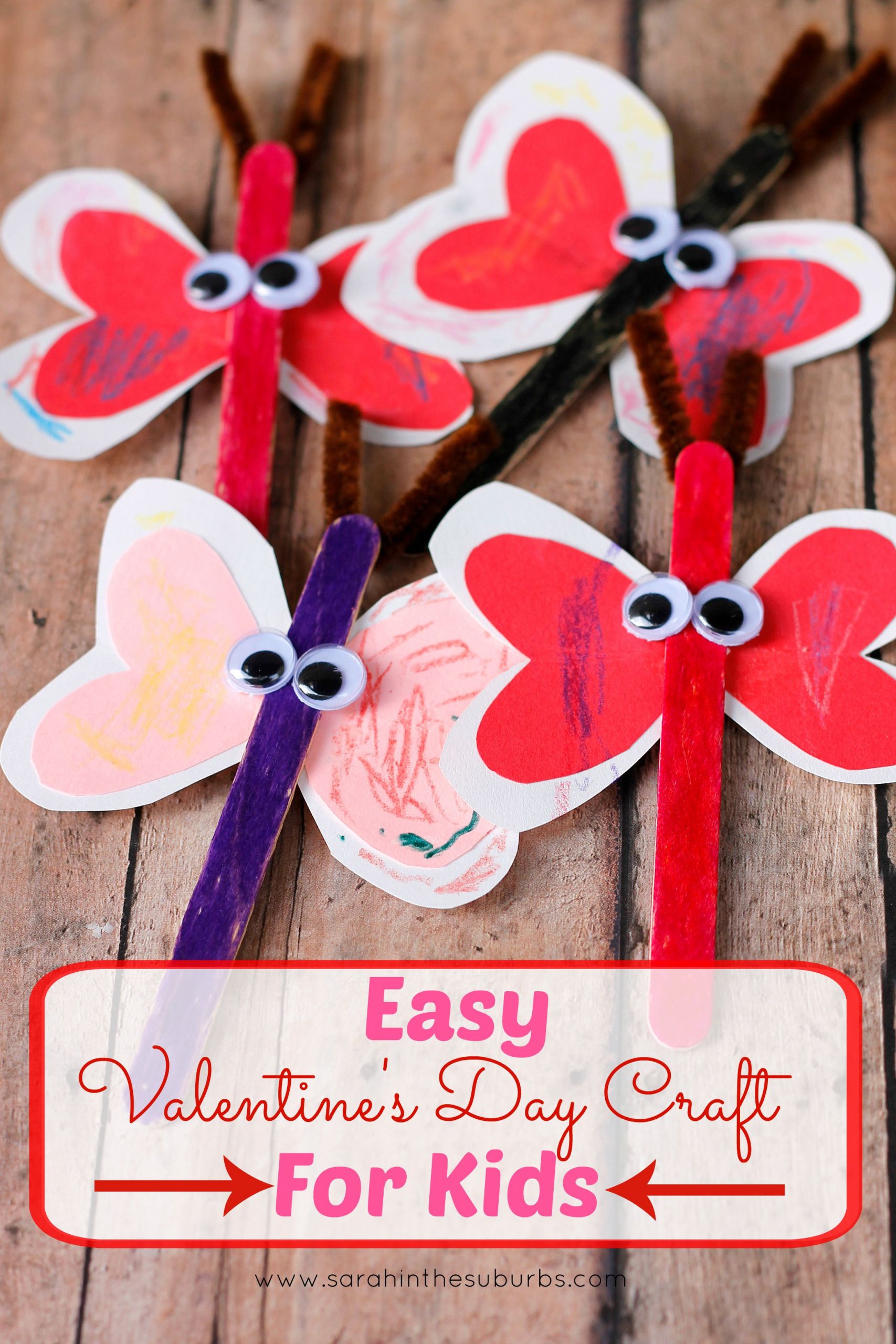 Easy Kids Craft Ideas
 Love Bug Valentine s Day Craft for Kids Sarah in the Suburbs