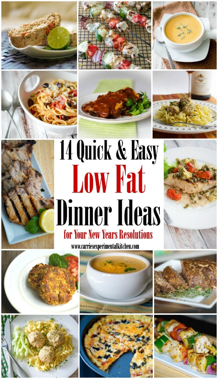 Easy Low Fat Dinner Recipes
 14 Quick & Easy Low Fat Dinner Ideas for your New Years