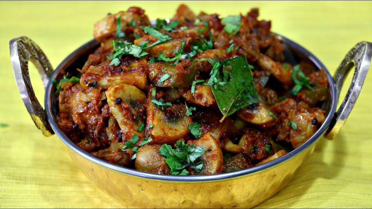 Easy Mushroom Recipe
 Mushroom Masala Indian Recipe Under 20 mins