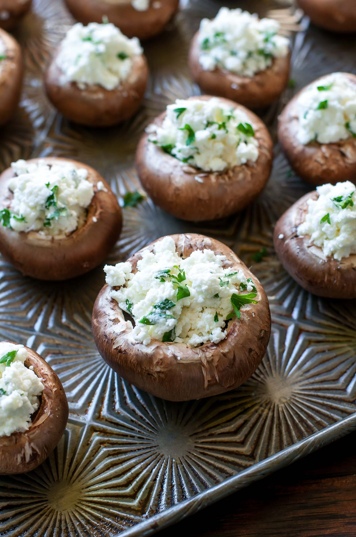 Easy Mushroom Recipe
 Herbed Goat Cheese Stuffed Mushrooms Peas And Crayons