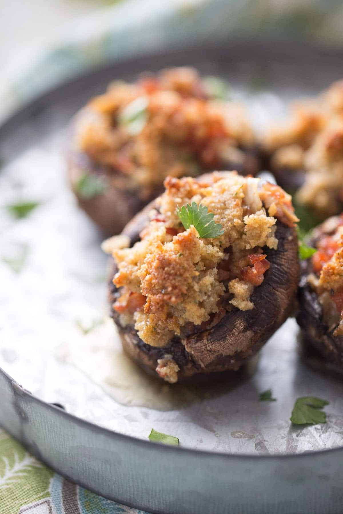 Easy Mushroom Recipe
 Easy Stuffed Mushrooms with Andouille LemonsforLulu