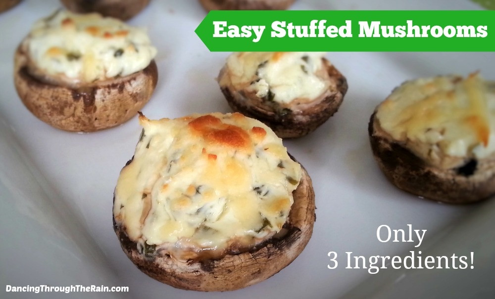 Easy Mushroom Recipe
 Easy Stuffed Mushrooms ly Three Ingre nts