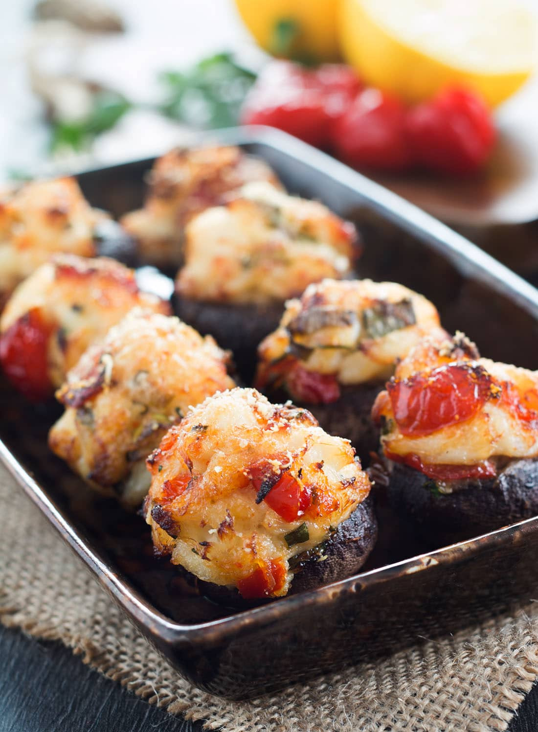 Easy Mushroom Recipe
 Easy Crab Stuffed Mushrooms heaven on a plate