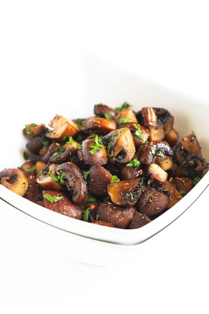 Easy Mushroom Recipe
 Roasted Mushrooms with Rosemary & Garlic Side Dish Recipe