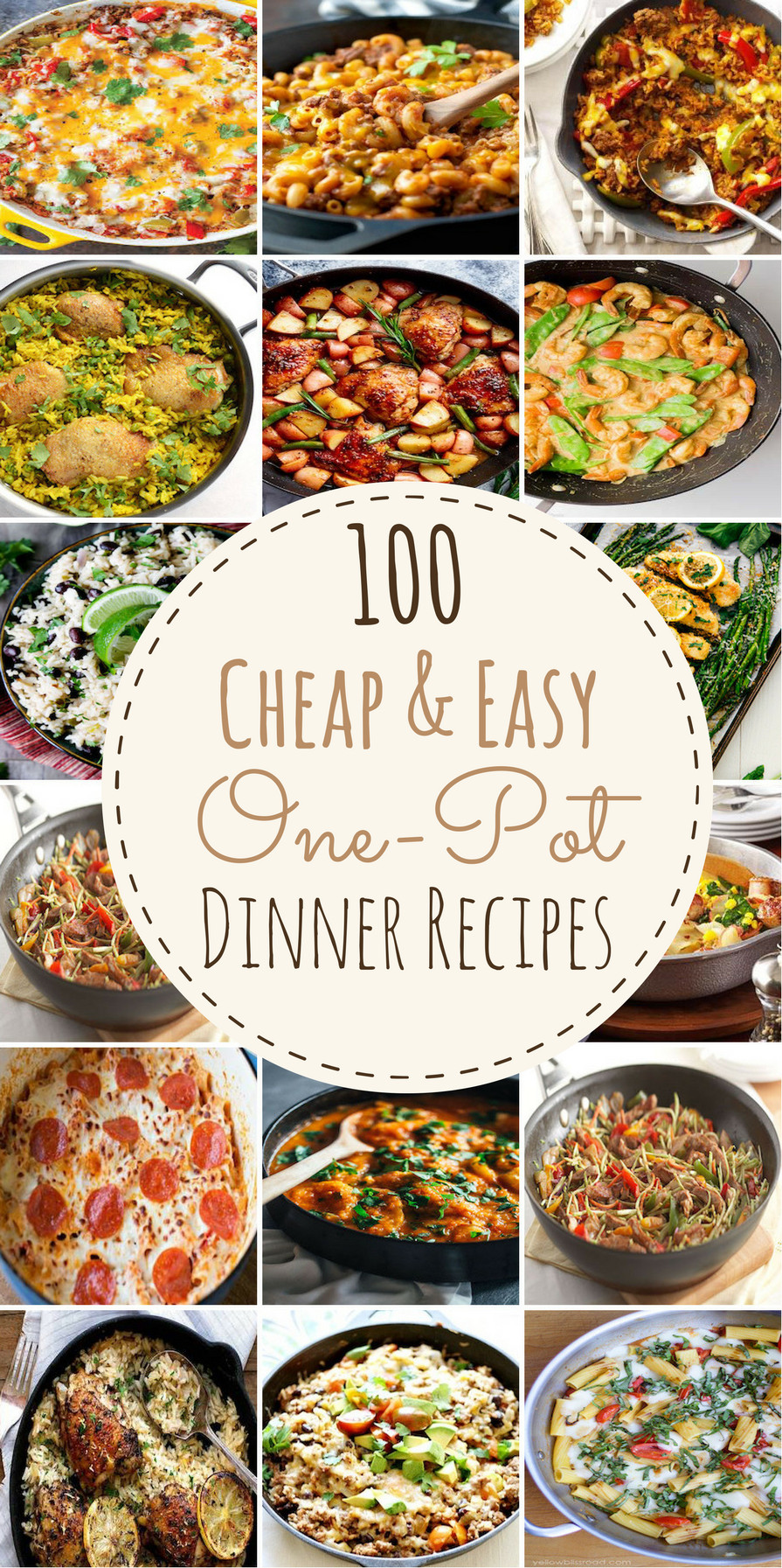 Easy One Pot Dinners
 100 Cheap & Easy e Pot Meals FOOD