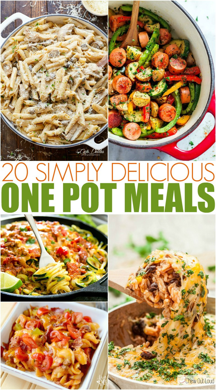 Easy One Pot Dinners
 Simply Delicious and Easy e Pot Meals Family Fresh Meals