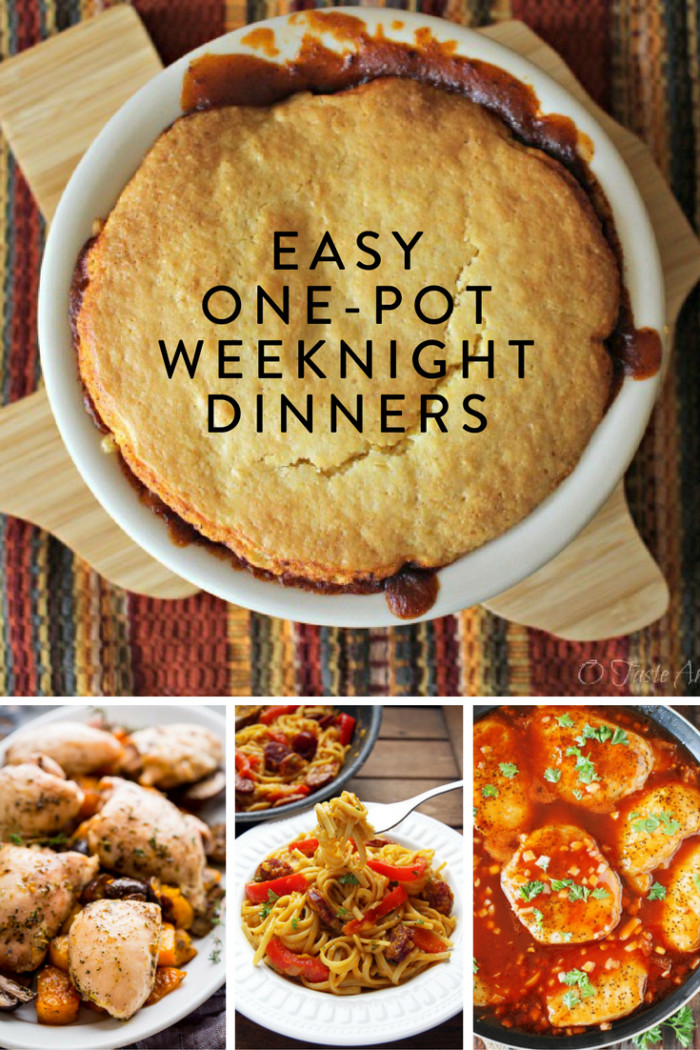 Easy One Pot Dinners
 Easy e Pot Weeknight Dinners • The Inspired Home