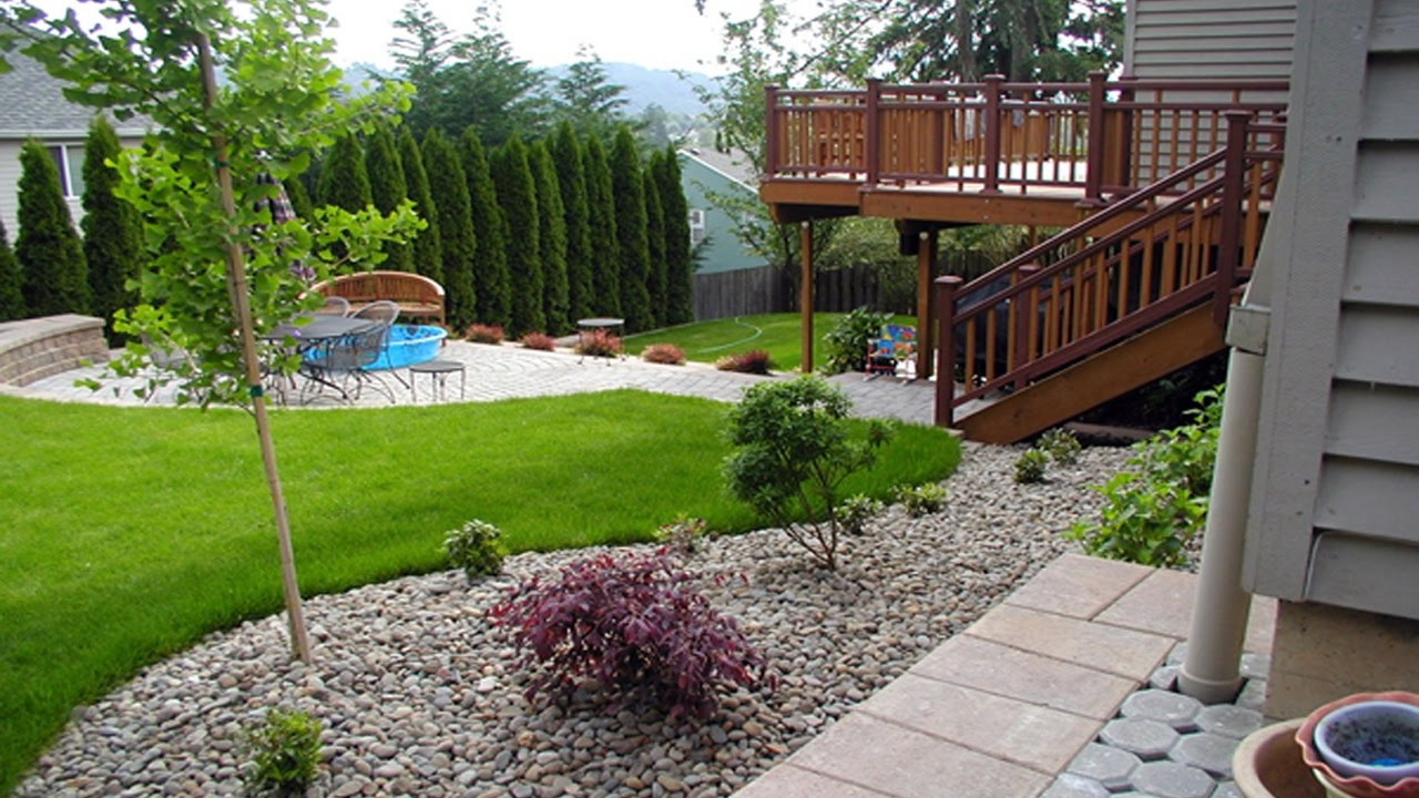 Easy Outdoor Landscape
 Simple Small Backyard Landscaping Ideas