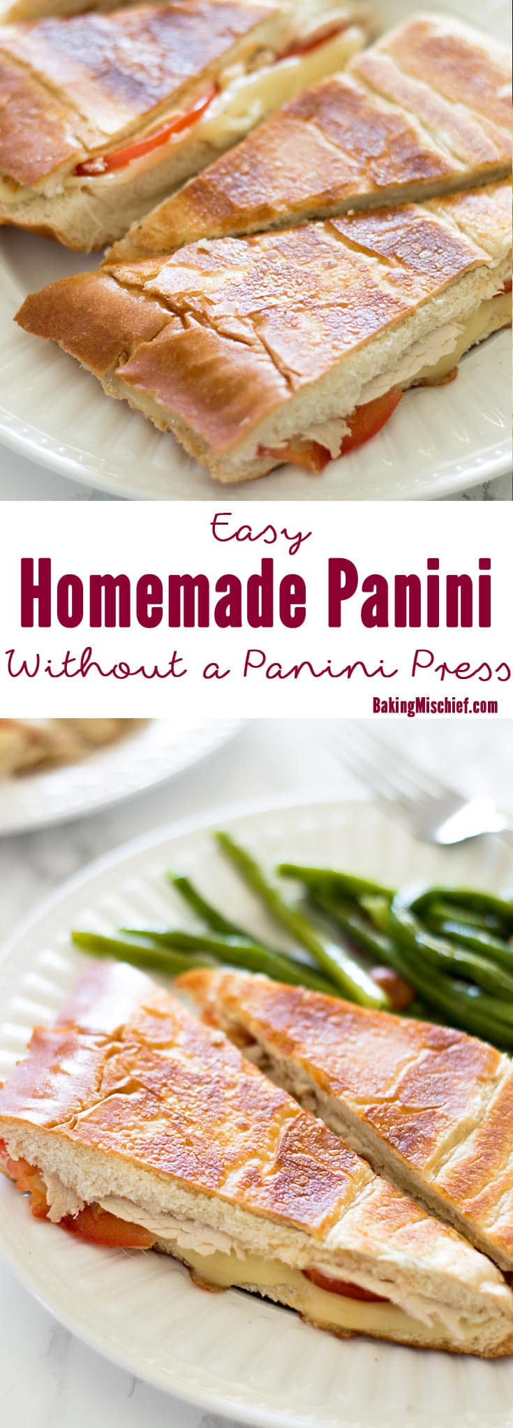 Easy Panini Recipe
 Easy Homemade Panini Without a Panini Press