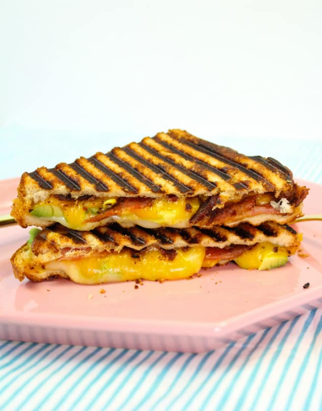 Easy Panini Recipe
 Easy Bacon Avocado & Cheese Panini Recipe ⋆ Brite and