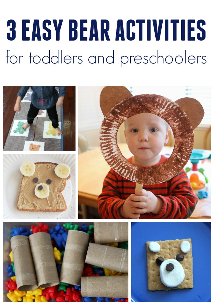 Easy Projects For Toddlers
 Toddler Approved Three Easy Bear Themed Activities for