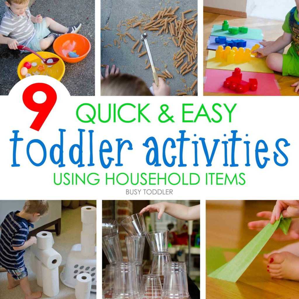 Easy Projects For Toddlers
 9 Quick & Easy Activities Busy Toddler