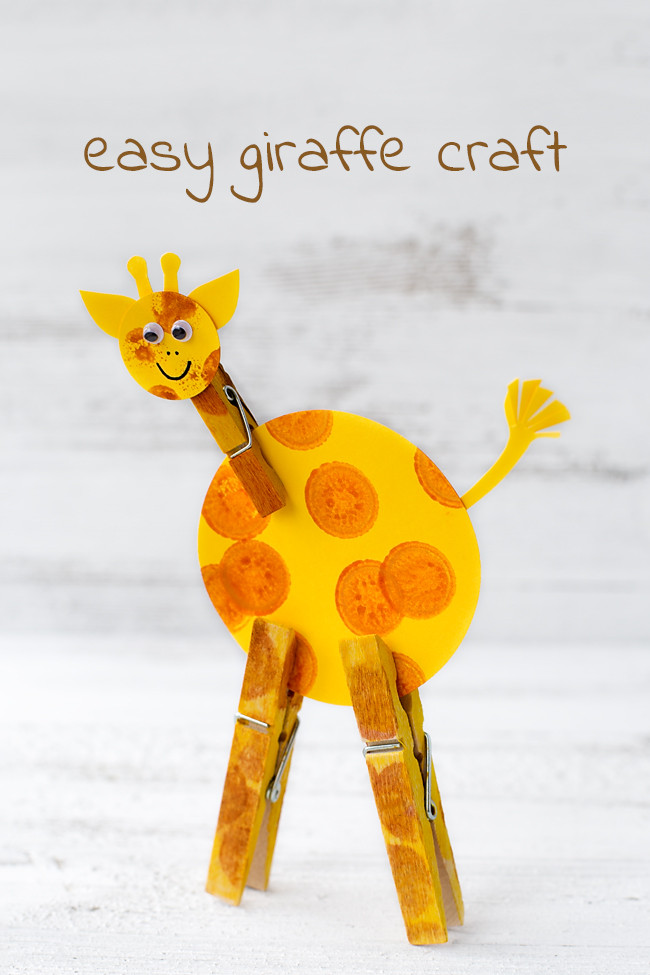 Easy Projects For Toddlers
 Easy Giraffe Craft for Kids