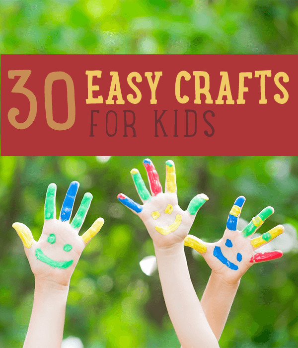 Easy Projects For Toddlers
 Kids Crafts