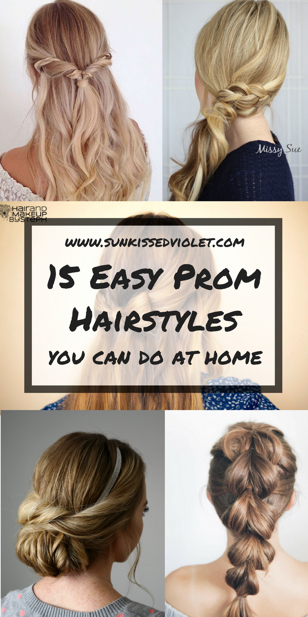 Easy Prom Hairstyles Updos
 Great Ideas 23 Updo Hairstyles You Can Do At Home