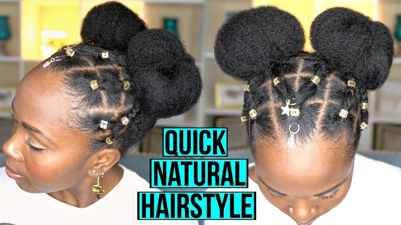 Easy Protective Hairstyles For Natural Hair
 EASY Protective Hairstyle for FAST Hair Growth and Length