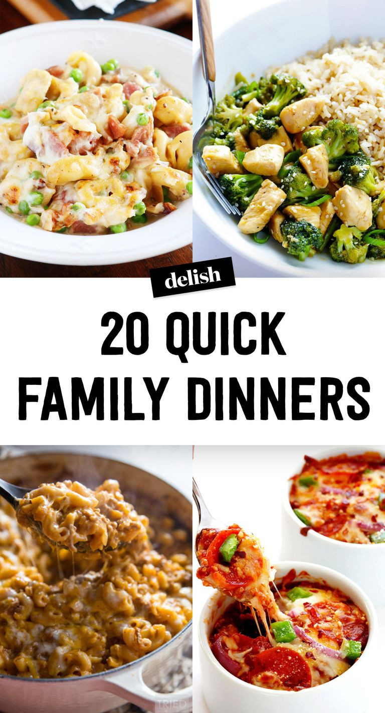 Easy Quick Dinner Idea
 20 Quick & Easy Dinner Ideas Recipes for Fast Family