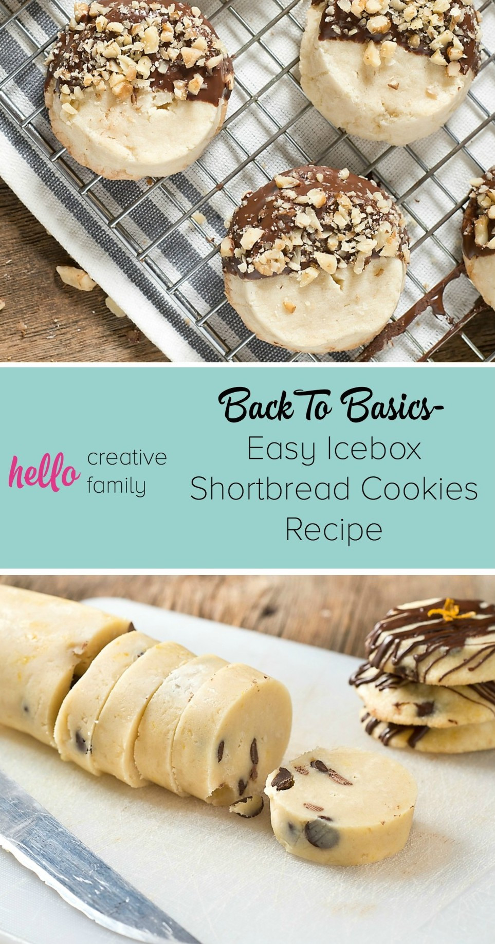 Easy Shortbread Cookies
 Back To Basics Easy Icebox Shortbread Cookies Recipe