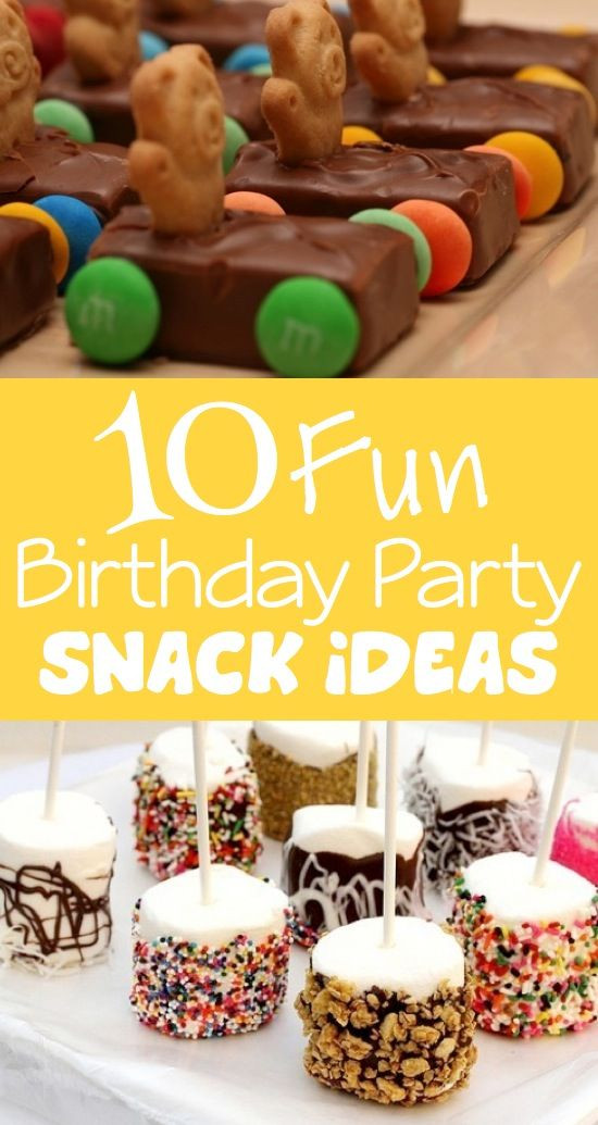 Easy Snacks For Kids Party
 10 Fun Birthday Party Snack Ideas Kids Kubby