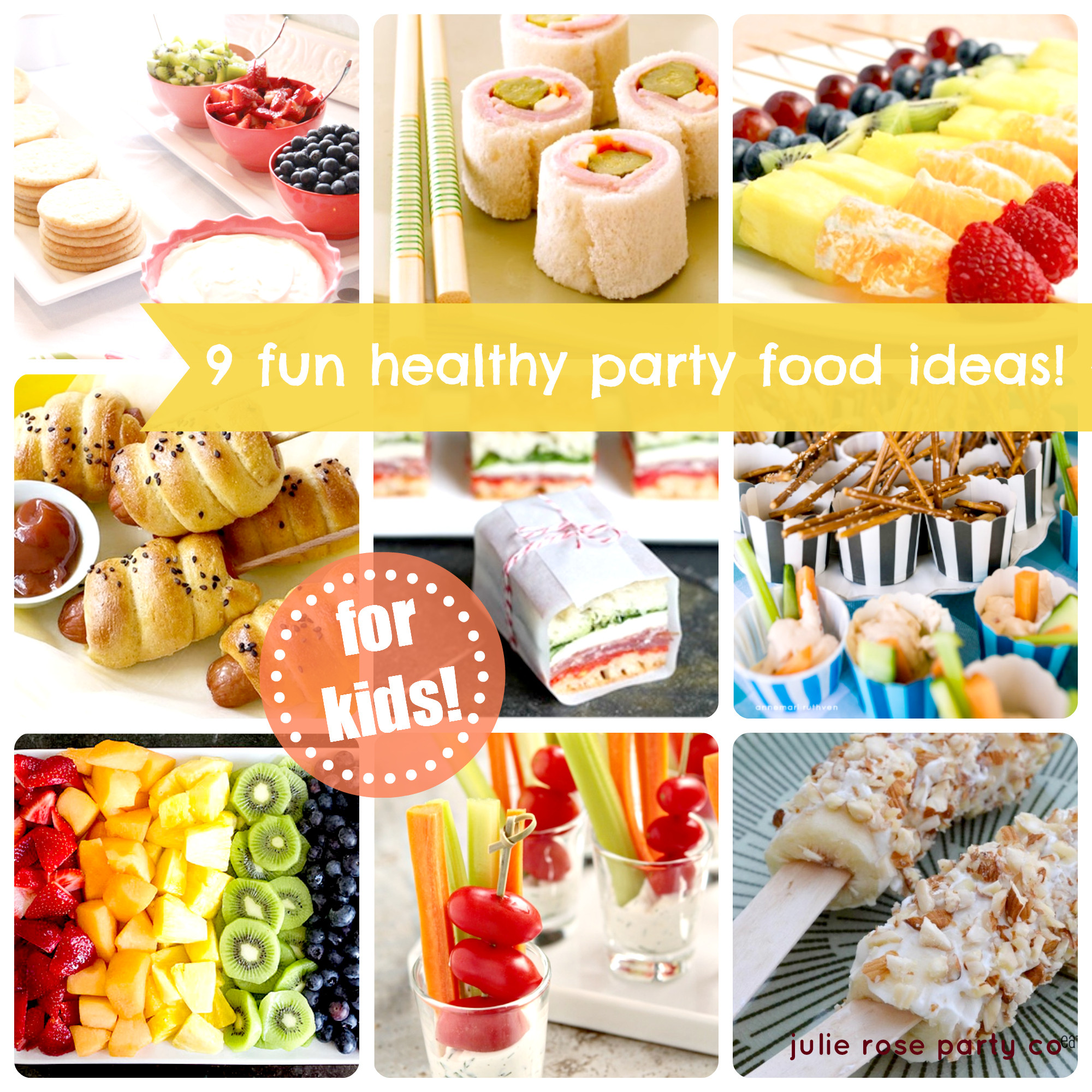 Easy Snacks For Kids Party
 9 fun and healthy party food ideas kids