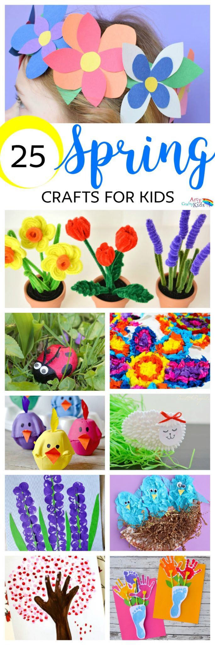 Easy Spring Crafts For Toddlers
 Easy Spring Crafts for Kids Arty Crafty Kids