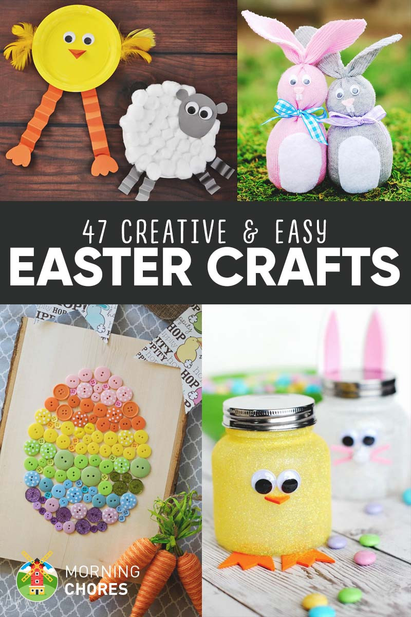 Easy Spring Crafts For Toddlers
 47 Creative & Easy DIY Easter Crafts for Your Kids to Make