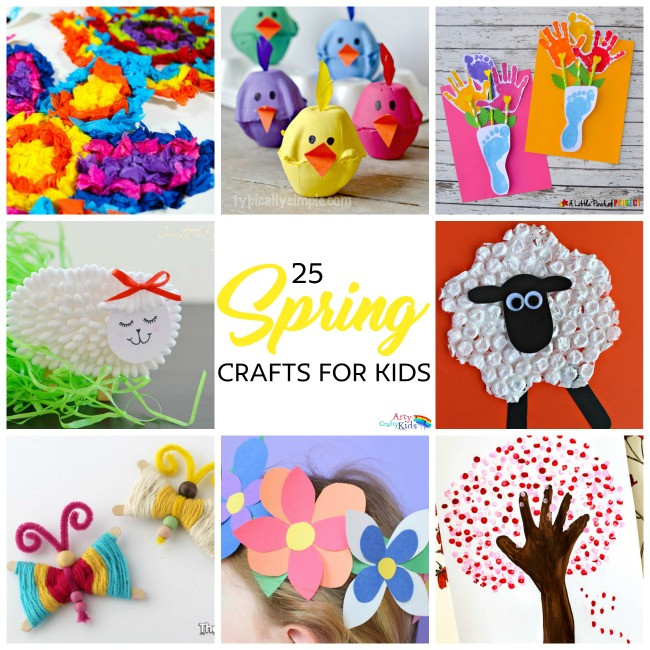 Easy Spring Crafts For Toddlers
 Easy Spring Crafts for Kids Arty Crafty Kids