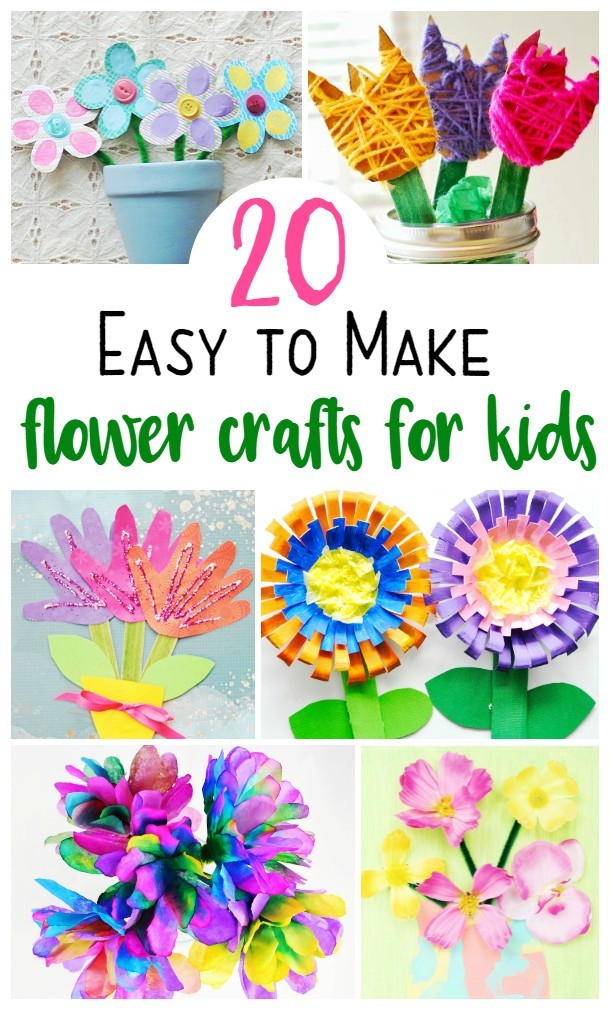 Easy Spring Crafts For Toddlers
 20 Super Cute and Easy Flower Crafts for Kids To Make This