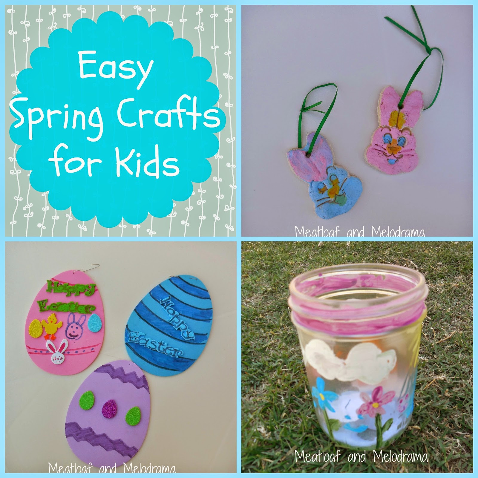 Easy Spring Crafts For Toddlers
 Easy Spring Crafts for Kids Meatloaf and Melodrama