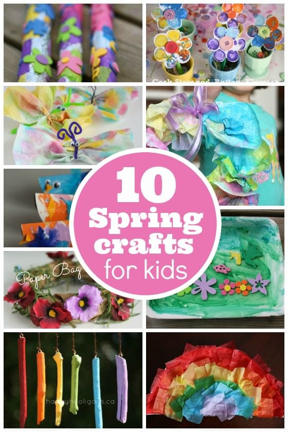 Easy Spring Crafts For Toddlers
 10 Easy Spring Crafts for Toddlers and Preschoolers