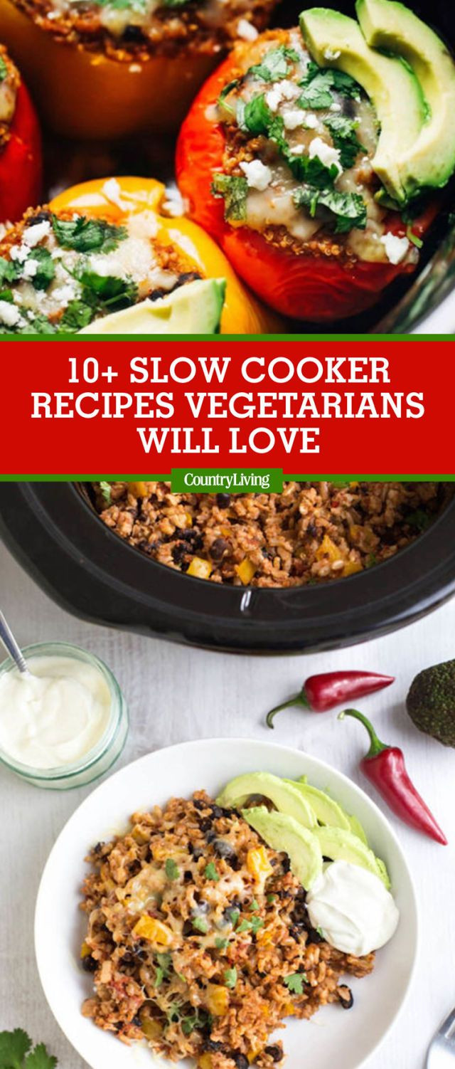 Easy Vegetarian Crock Pot Recipes
 10 Best Ve arian Slow Cooker Recipes Easy Ve arian