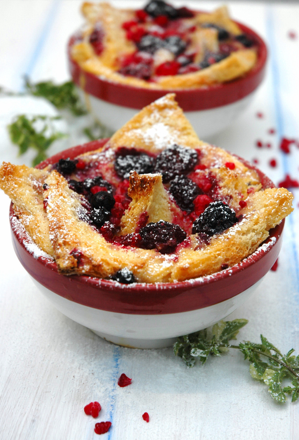 Easy Winter Desserts
 Bread Pudding with Berries in Winter My Easy Cooking