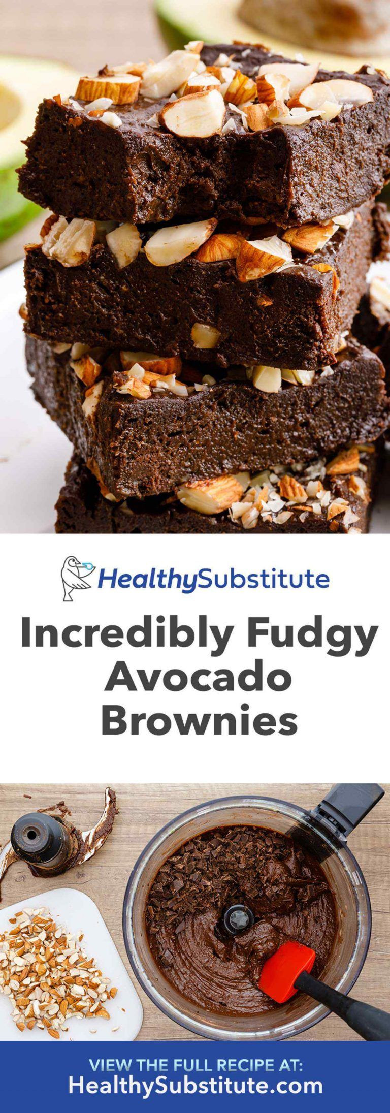 Egg Substitute Brownies
 Incredibly Fudgy Avocado Brownies Easy Egg Substitute