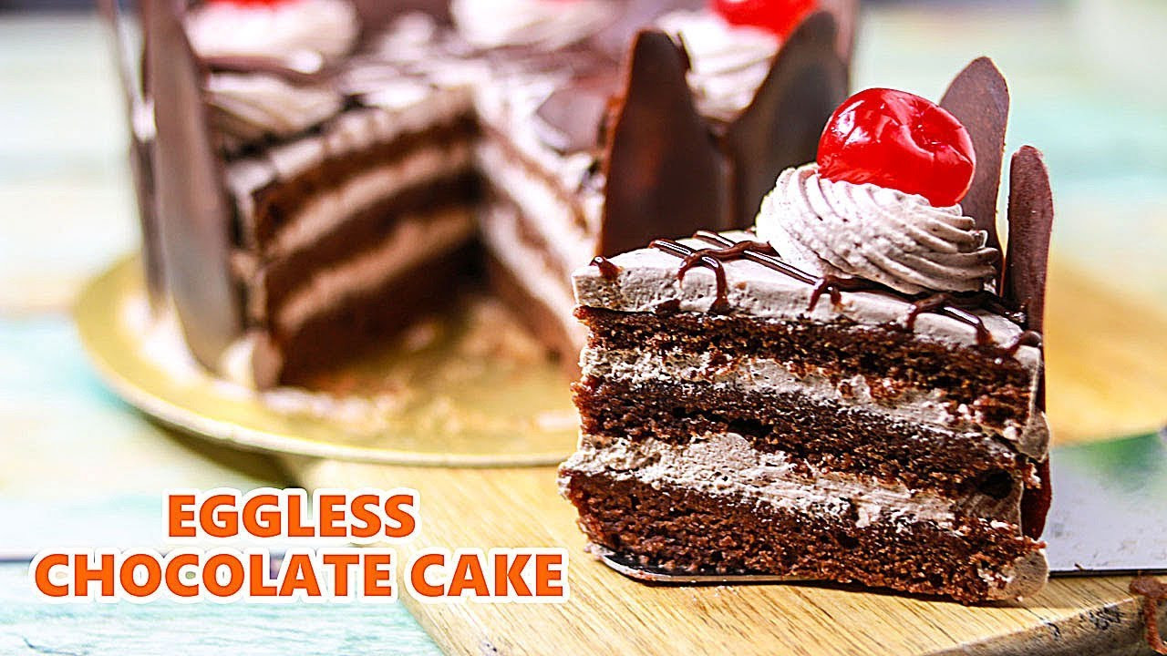 Eggless Birthday Cake Recipe
 Eggless Chocolate Cake Without Oven