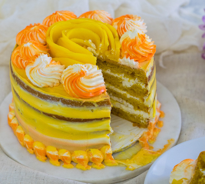 Eggless Birthday Cake Recipe
 Eggless mango cake mango cake recipe without butter and eggs