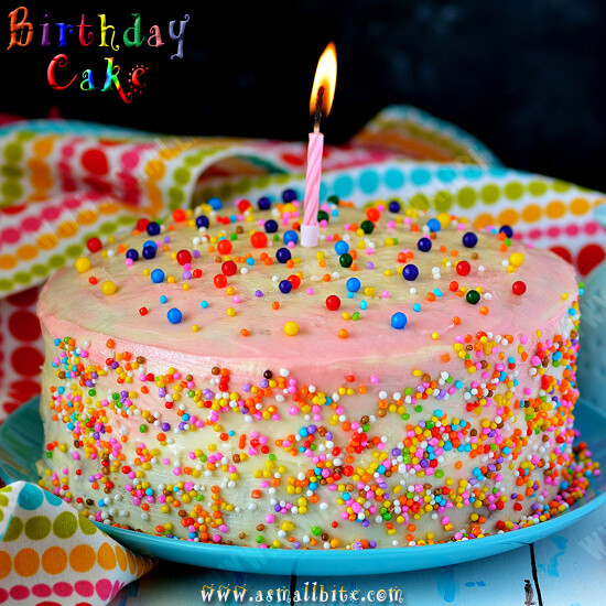 Eggless Birthday Cake Recipe
 Eggless Vanilla Birthday Cake Recipe ASmallBite