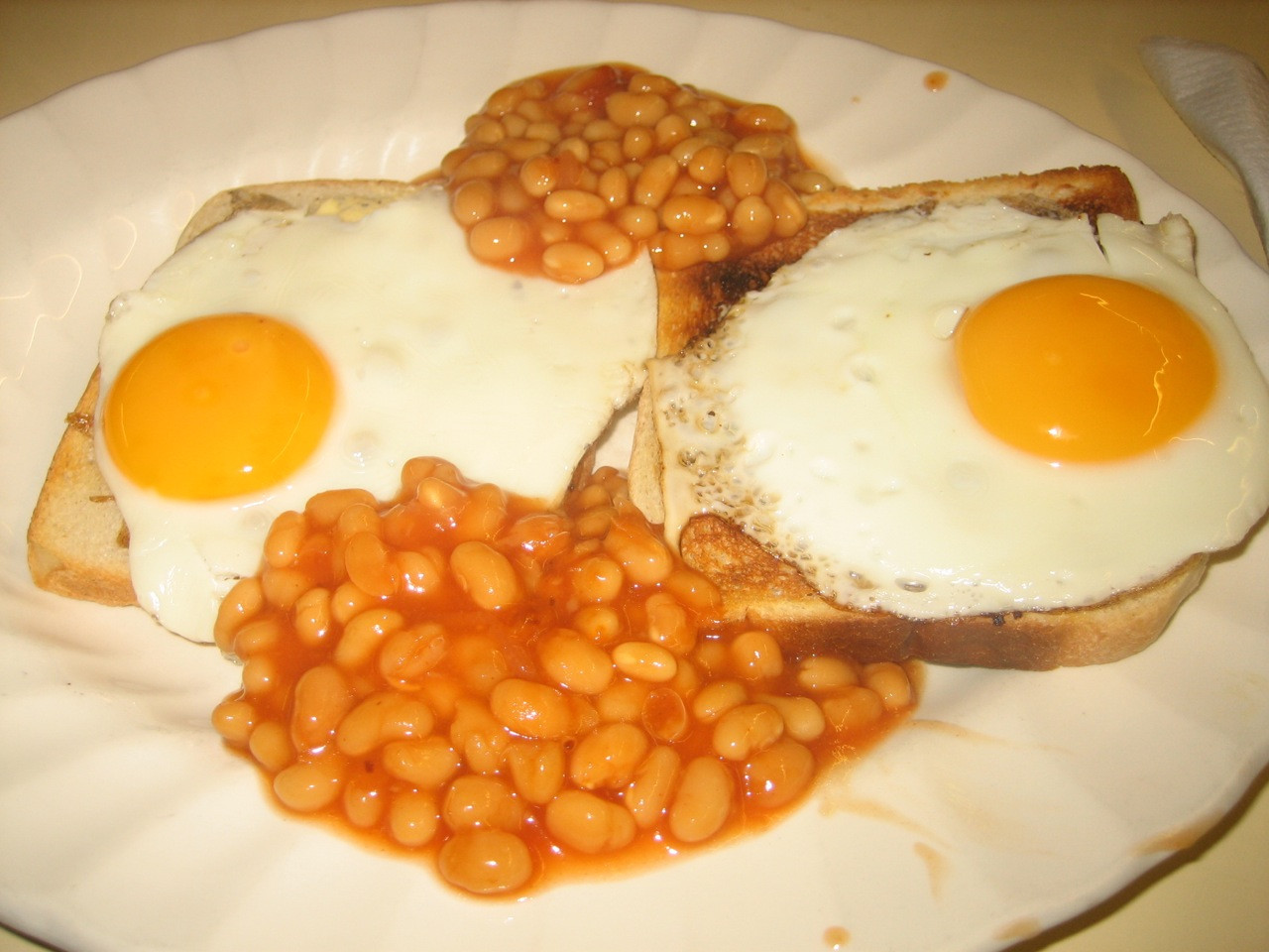 Eggs And Beans Breakfast
 Living Deliciously in SoCal Cook British Egg and Beans