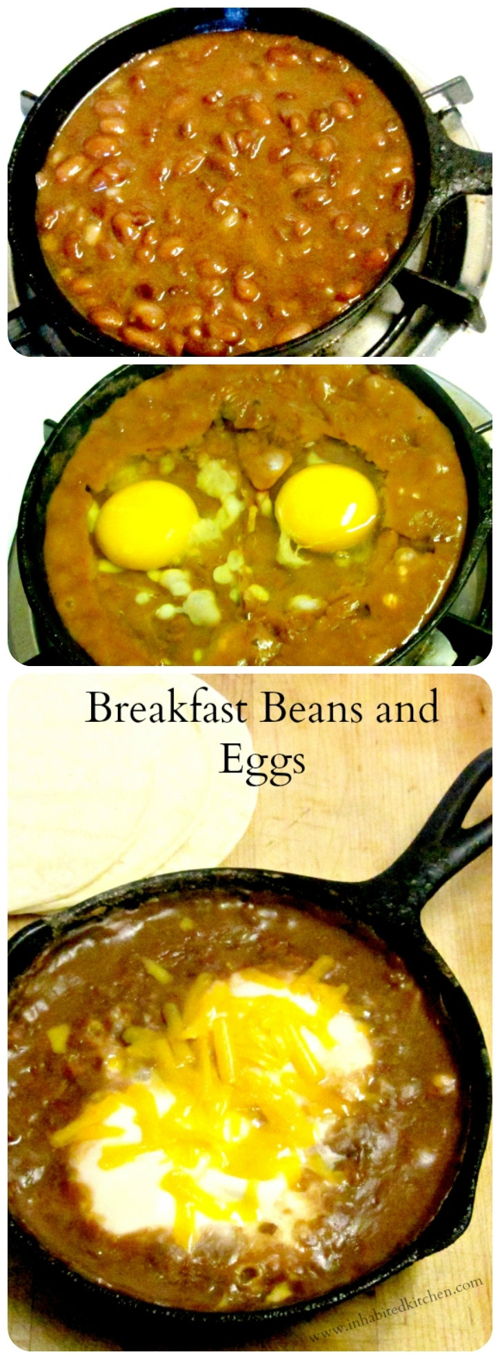 Eggs And Beans Breakfast
 Breakfast Beans and Eggs Inhabited Kitchen