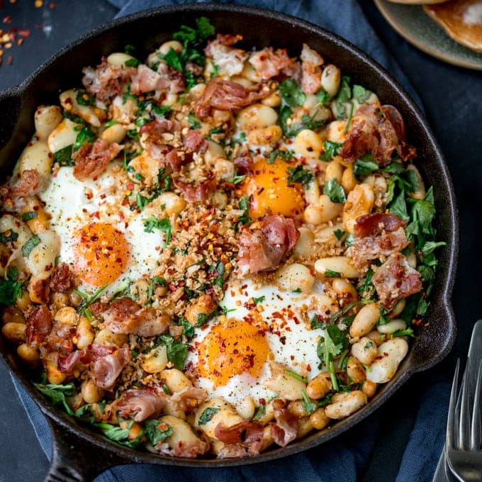 Eggs And Beans Breakfast
 e Pan English Breakfast Nicky s Kitchen Sanctuary