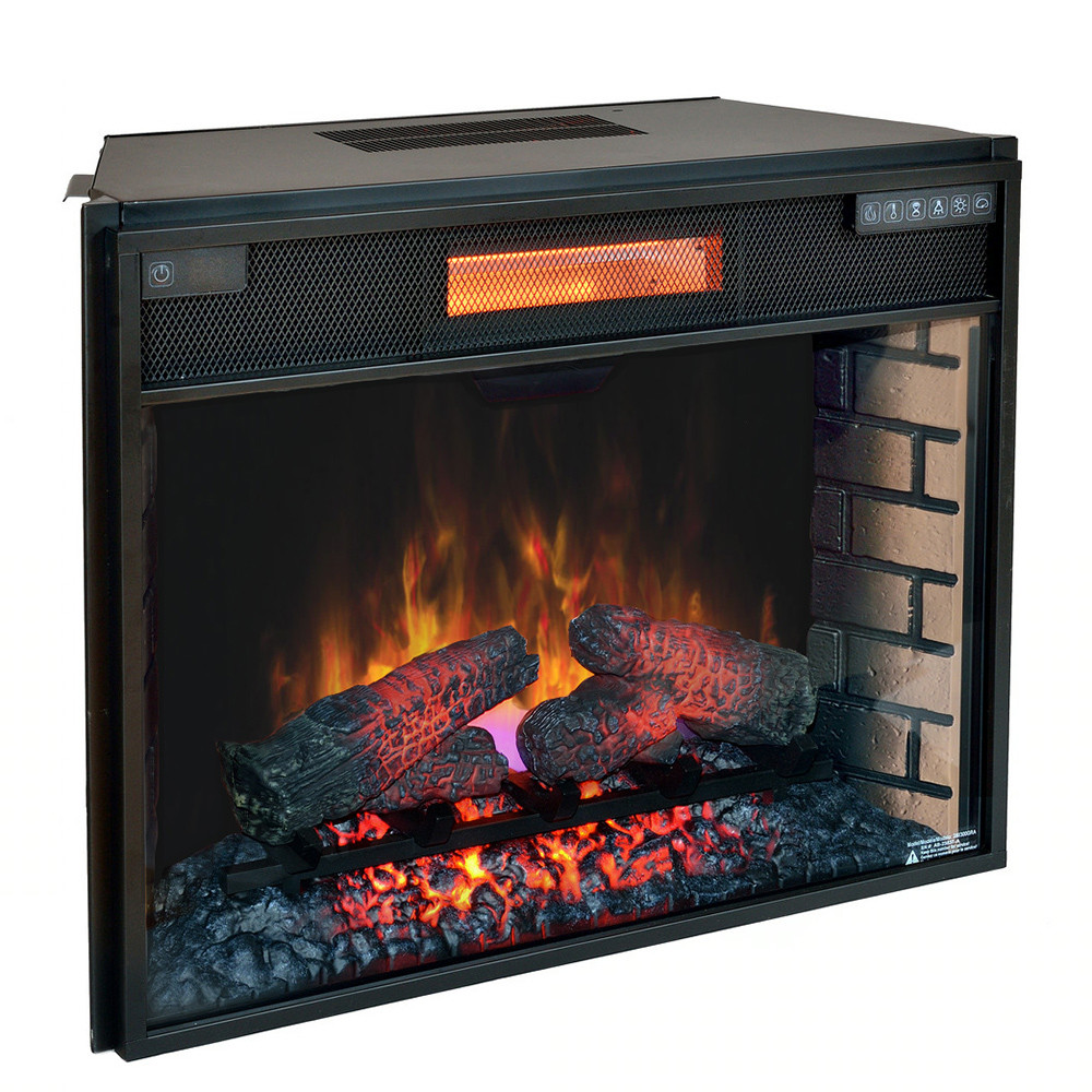 Electric Fireplace Logs
 ClassicFlame 28 In SpectraFire Plus Infrared Electric
