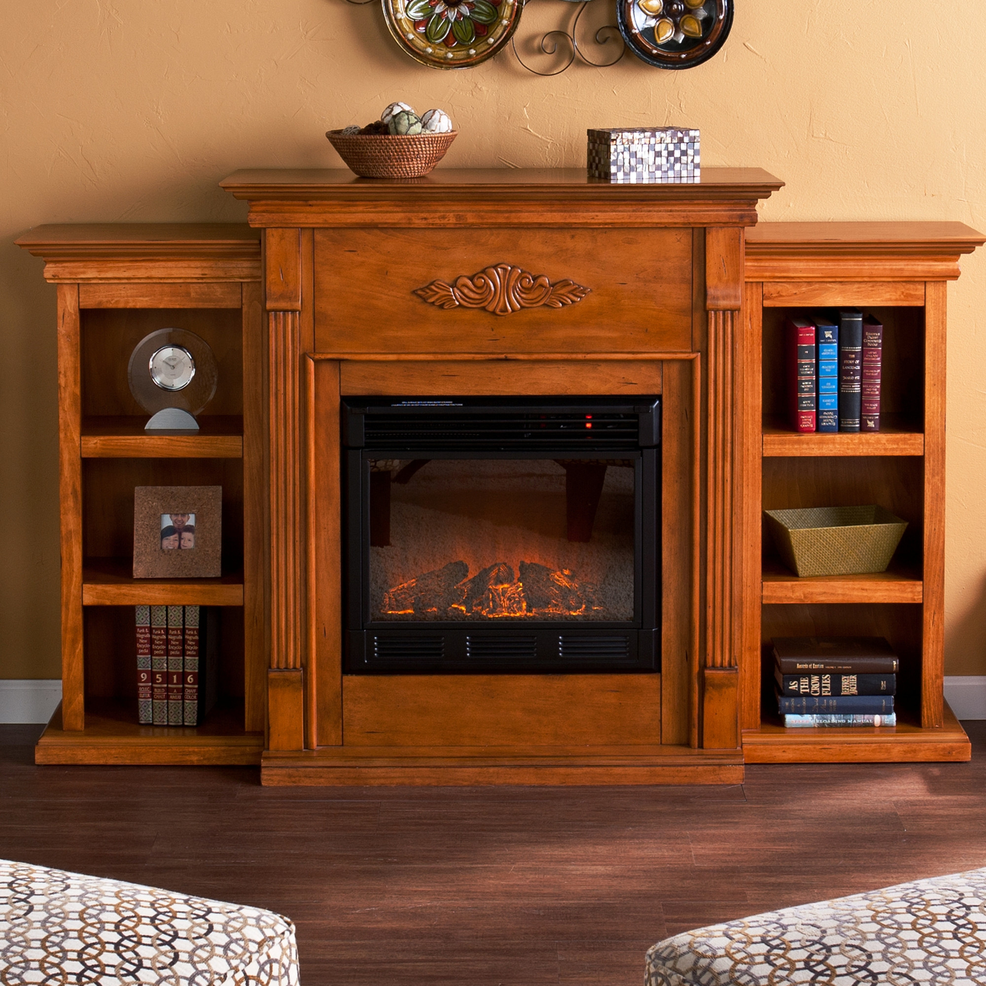 Electric Fireplace With Bookcase
 Fill Up Your Interior with Not ly Fireplace but