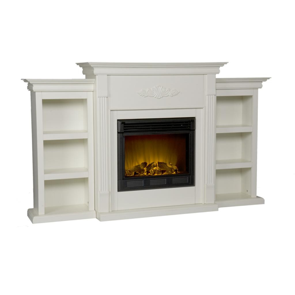 Electric Fireplace With Bookcase
 Amazon SEI Tennyson Electric Fireplace with