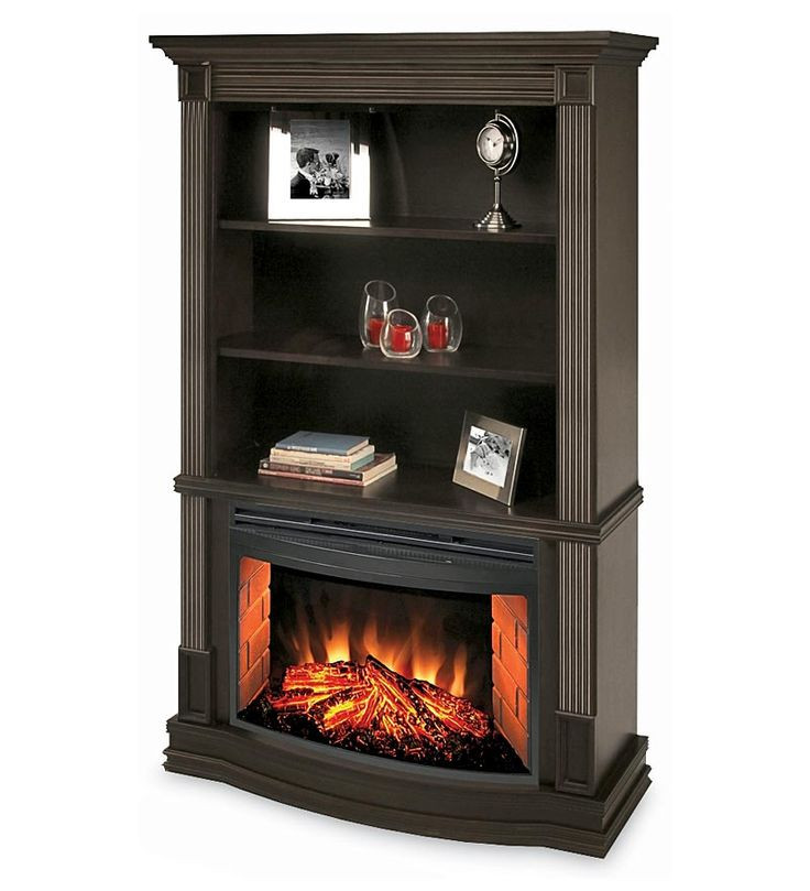 Electric Fireplace With Bookcase
 Clifton Bookcase Electric Fireplace Home fice
